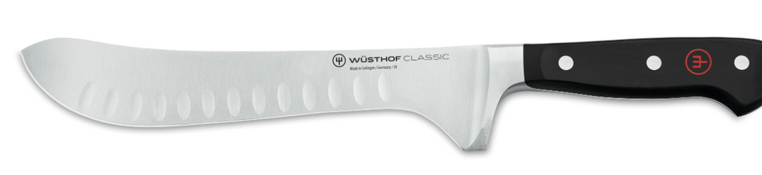 WUSTHOF 1040107120 CLASSIC  8 Inch Artisan Butcher Knife, Hollow Edge